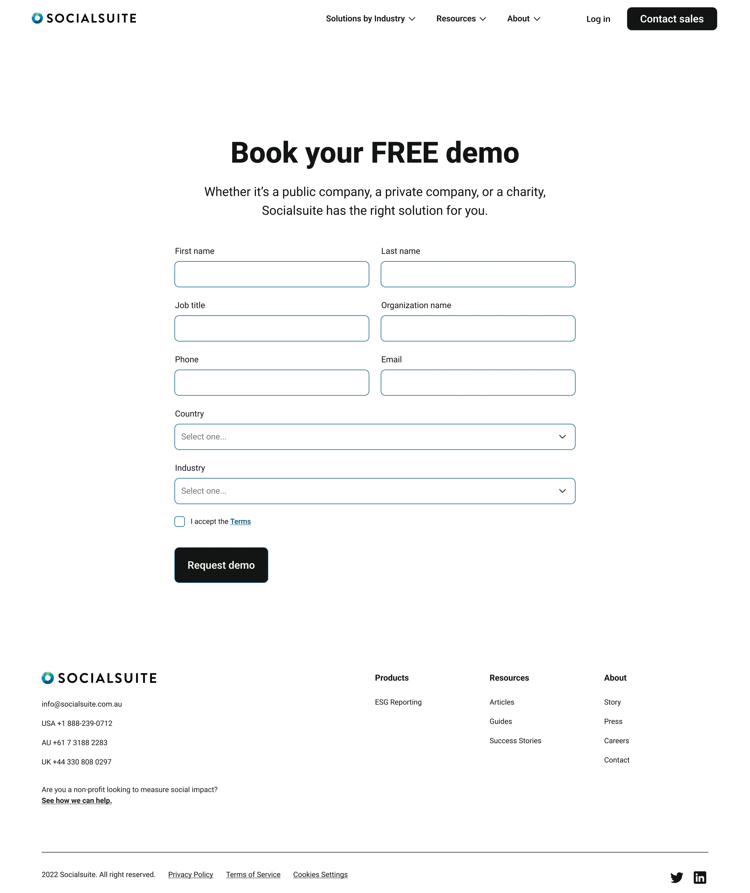 Socialsuite conversion-optimized form design